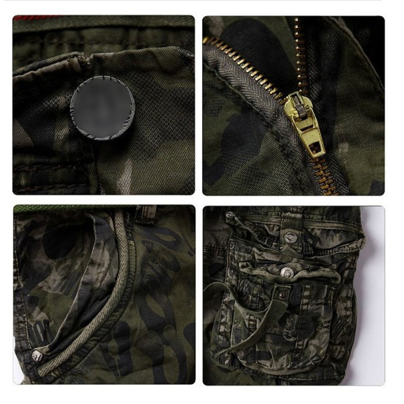 Shorts cargo pour homme 🩸 Classique et robuste, avec de multiples poches pour tous vos besoins, fermeture éclair facile à utiliser, durable et résistant à l'usure, idéal pour le travail et les activités de plein air 💪