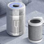 🌬️🏠 Purificateur d'Air Compact Silencieux – Filtration Multicouche, Couverture 30-50m², Économie d'Énergie, 1 Bouton – Idéal pour Poils d'Animaux, Poussière & Allergies 🐾✨