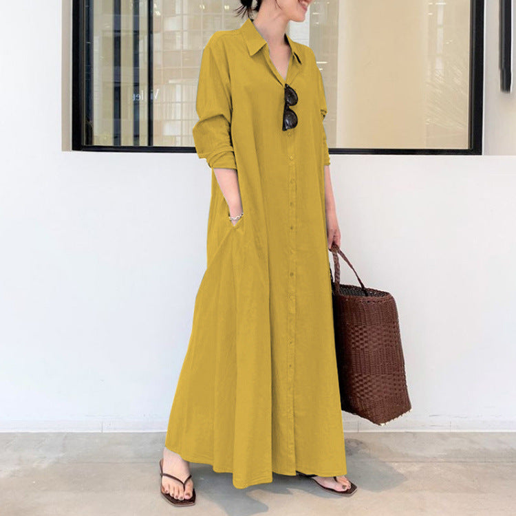 👗 50 % DE RÉDUCTION MAINTENANT ! ✨ Robe longue, simple et élégante sans manches – Silhouette harmonieuse, tissu doux et parfait pour un look minimaliste au quotidien 🌸