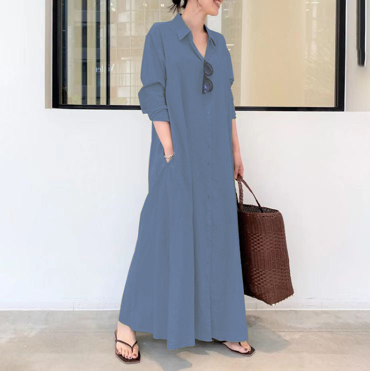 👗 50 % DE RÉDUCTION MAINTENANT ! ✨ Robe longue, simple et élégante sans manches – Silhouette harmonieuse, tissu doux et parfait pour un look minimaliste au quotidien 🌸
