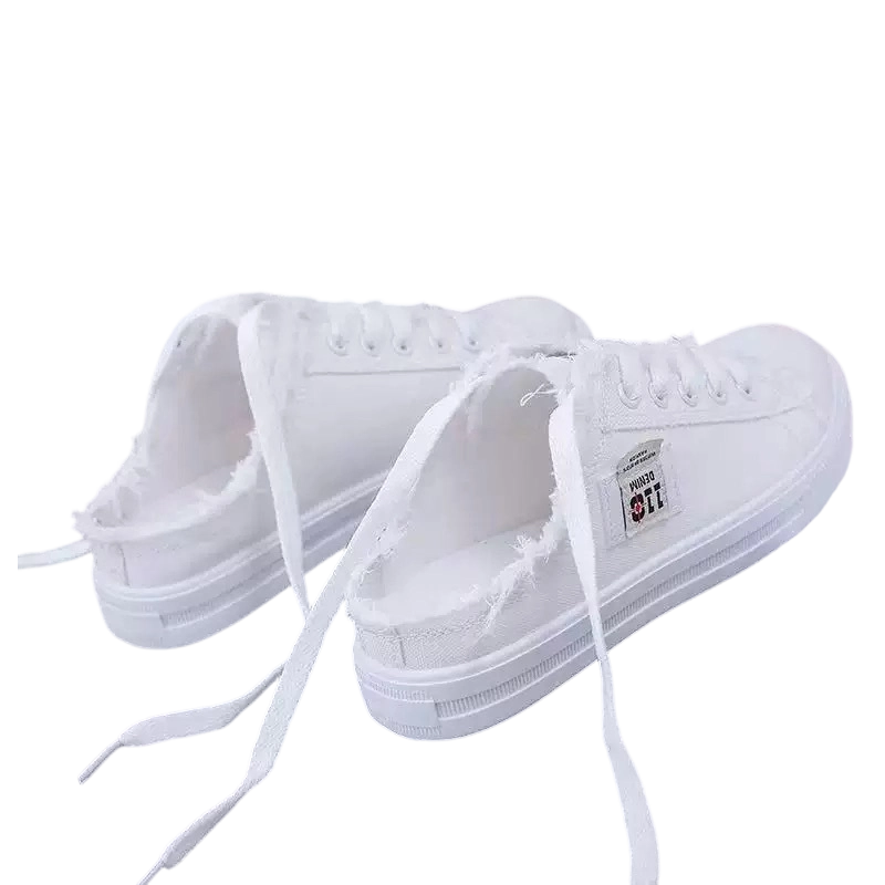 👟 50 % DE RÉDUCTION MAINTENANT ! 👖 Baskets mule en jean pour femme : faciles à enfiler, avec une semelle confortable et parfaites pour un look estival décontracté ☀️