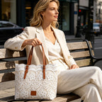 ⏳Offre à durée limitée⏰ Sac à bandoulière vintage en dentelle – Dentelle élégante, intérieur spacieux et bandoulière réglable