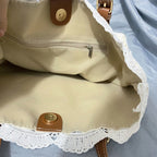 ⏳Offre à durée limitée⏰ Sac à bandoulière vintage en dentelle – Dentelle élégante, intérieur spacieux et bandoulière réglable