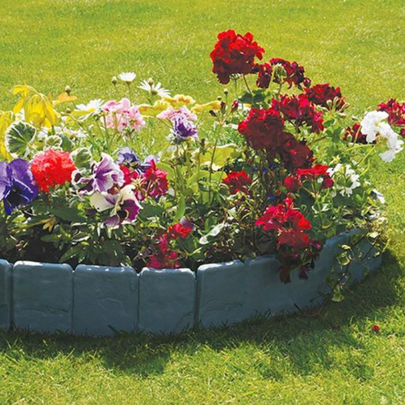 🌿 Clôture de Jardin Effet Pierre ✨⛰️ - Installation Facile | Extensible | Sans Outils | 4 Couleurs | Lot de 10 Pièces | 50 % DE RÉDUCTION