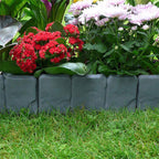 🌿 Clôture de Jardin Effet Pierre ✨⛰️ - Installation Facile | Extensible | Sans Outils | 4 Couleurs | Lot de 10 Pièces | 50 % DE RÉDUCTION