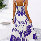 🥳SOLDES 2026🥳💞Plus de 50.000 VENDUS !🌼Robe florale à fines bretelles – Dos smocké, ligne A et légère