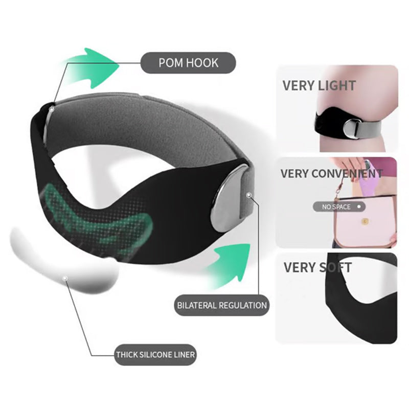 Sangle rotulienne en silicone pour soulager la douleur au genou