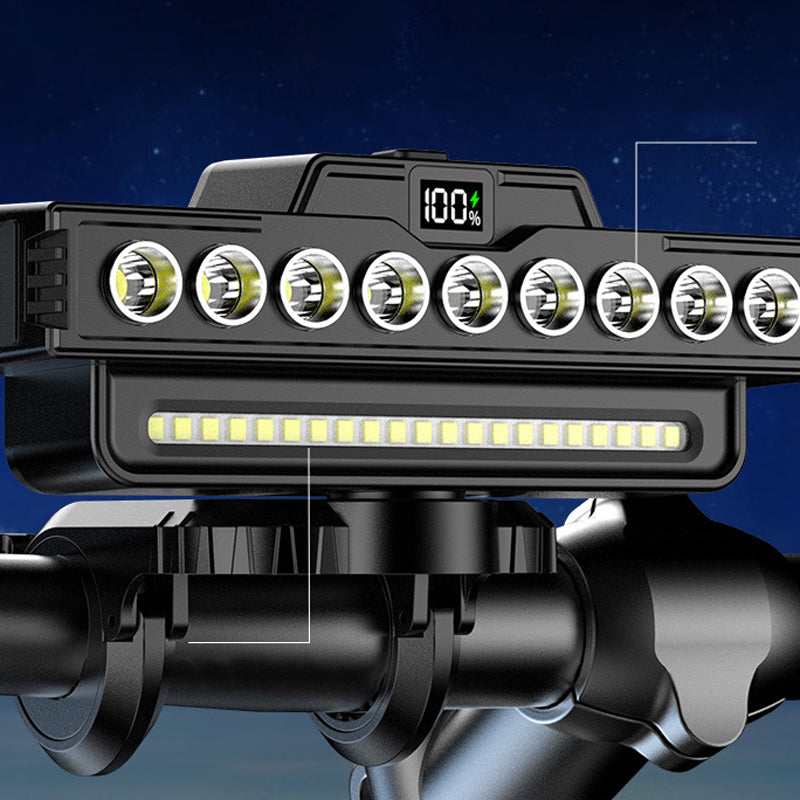 🚴🔦 Phare de Vélo Rechargeable USB 28 LED avec Klaxon Intégré & Télécommande – 8 LED + 20 SMD, ABS Étanche, Batterie 2-8h, 150x60x40mm ✨🔋