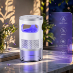 🎁Nouveautés 2026 48% DE RÉDUCTION💥 Plus de 50 000+ vendus !🔥 Lampe anti-moustiques électrique LED d'intérieur – Piège lumineux UV bionique et veilleuse – Silencieux et sûr pour la chambre – Élimine les moustiques sans produits chimiques 💡