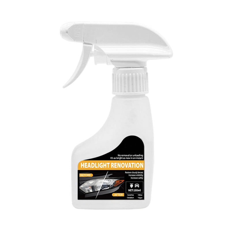 💡 Spray Rénovateur Phares Voiture 🚗 – Élimine le Jaunissement et l'Opacité, Protection UV Durable, Visibilité Nocturne Améliorée 🌙🔍