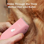 🔥50% de réduction pour une durée limitée ! Tondeuse sans fil silencieuse pour animaux de compagnie 🐶 Lame en céramique tranchante, étanche IPX7, batterie longue durée (90 minutes)🐾