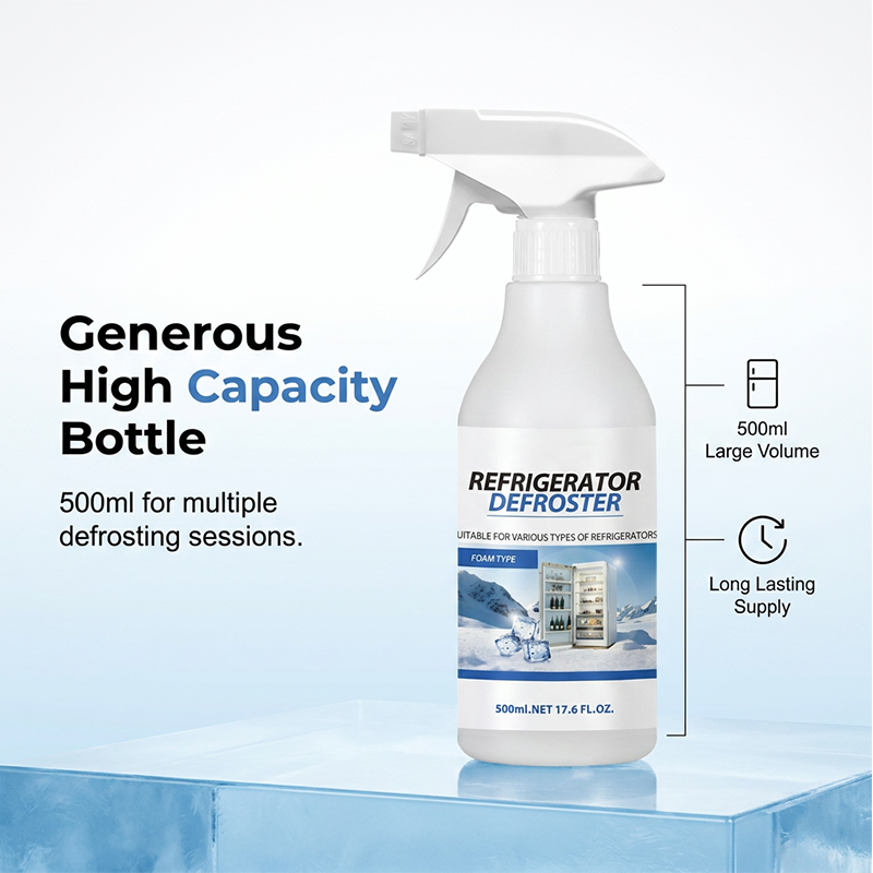 ❄️ Spray Dégivrant Rapide pour Réfrigérateur & Congélateur – 120ml, Formule Non Toxique, Sûr pour les Aliments, Buse Ergonomique – Pour Réfrigérateurs, Minibars, Caves à Vin & Machines à Glaçons 🧄🔫
