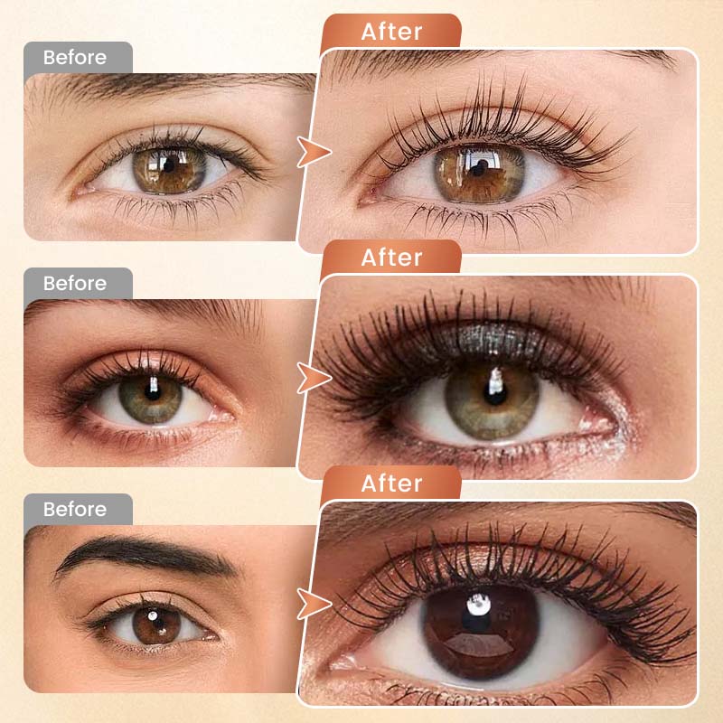 👁️✨Mascara Imperméable et Recourbant - Volume & Longueur | Brosse Spirale 360° | Effet Cils Séparés sans Paquets | Léger et Confortable | Noir | 3,5 g | Idéal pour le Maquillage Quotidien