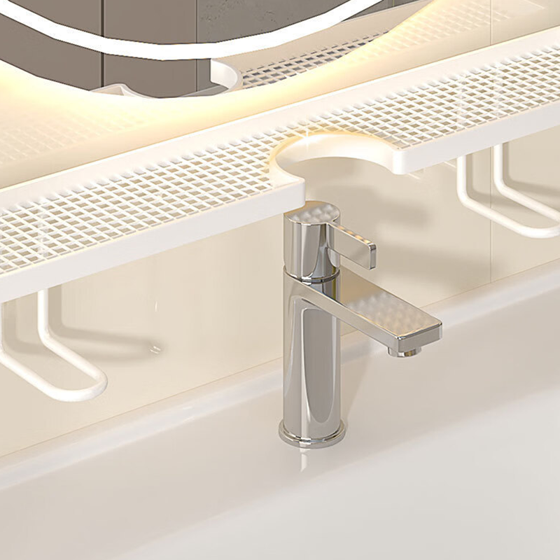 Étagère de rangement à placer au-dessus du robinet de l'évier