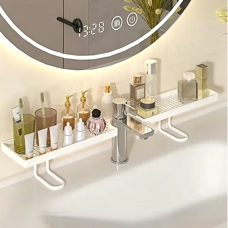 Étagère de rangement à placer au-dessus du robinet de l'évier