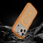 Coque magnétique transparente antichoc pour téléphones des séries 13 à 17