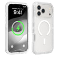 Coque magnétique transparente antichoc pour téléphones des séries 13 à 17