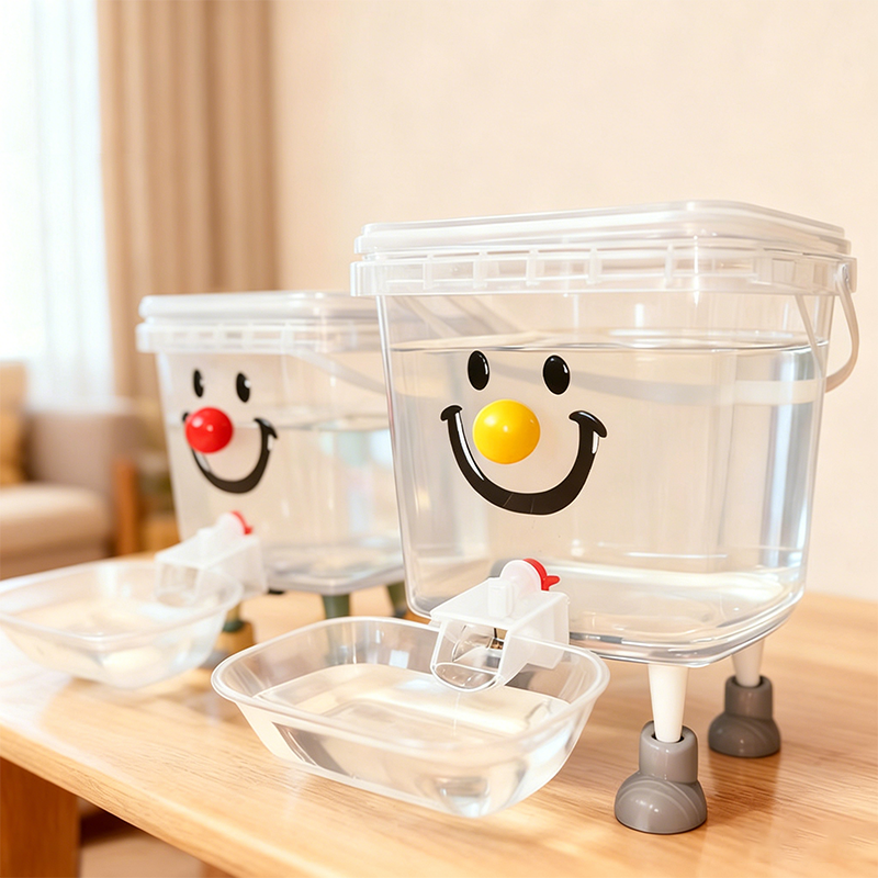 🐾✨ Distributeur d'eau pour animaux de compagnie haute capacité – 3L & 5L, système à gravité sans électricité, réservoir transparent, facile à nettoyer 💧🐶🐱