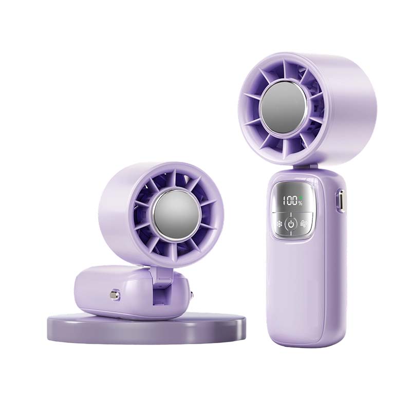 Ventilateur portable pliable avec fonction de refroidissement par glace