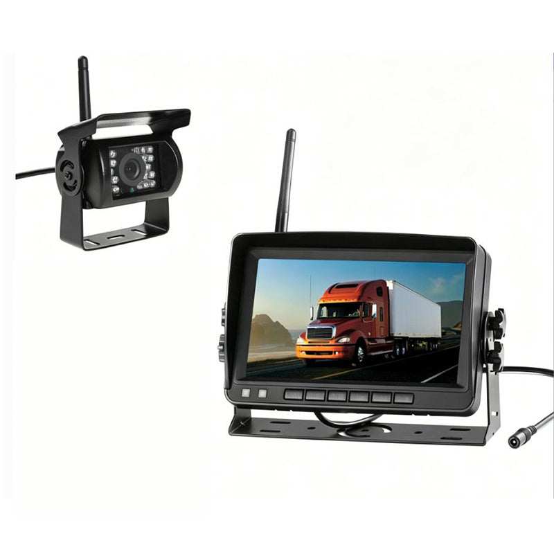 🚗 Caméra de Recul Sans Fil HD 📷 - Recharge Solaire | Pas de Câbles & Signal Stable | Idéale pour Voitures et Camping-Cars | Écran 7" & Étanche IP67 | 50% DE RÉDUCTION
