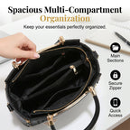 Élégant sac à main pour femme avec poignée supérieure et bandoulière