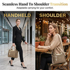 Élégant sac à main pour femme avec poignée supérieure et bandoulière