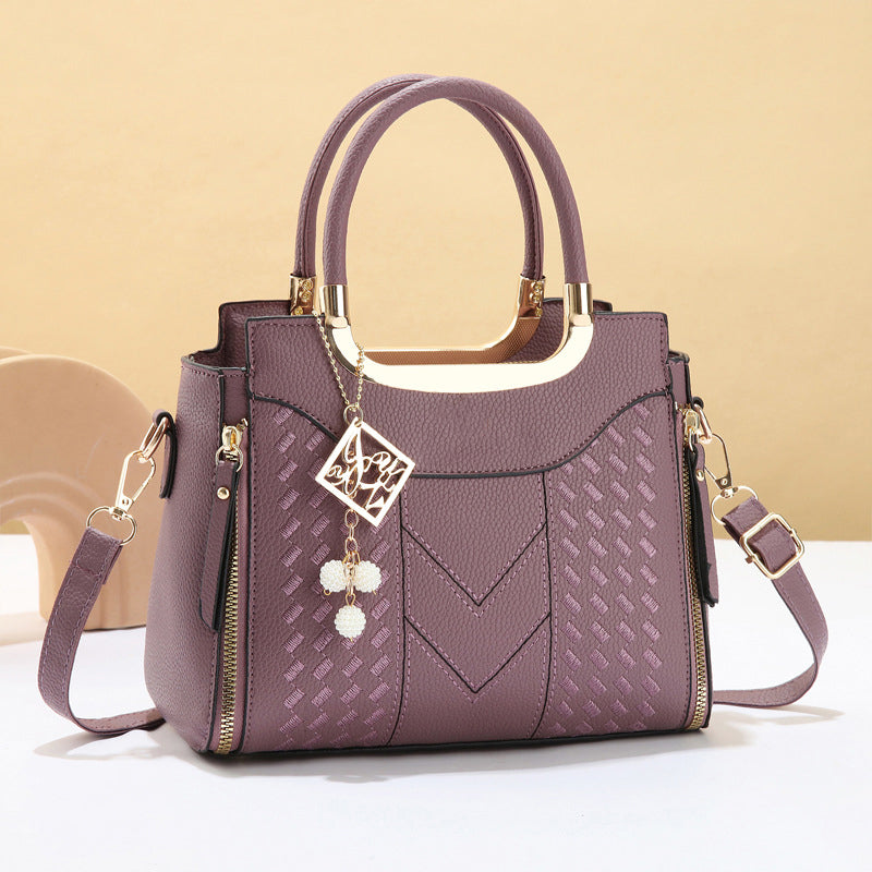 Élégant sac à main pour femme avec poignée supérieure et bandoulière