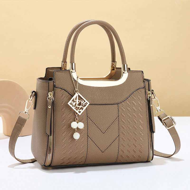 Élégant sac à main pour femme avec poignée supérieure et bandoulière