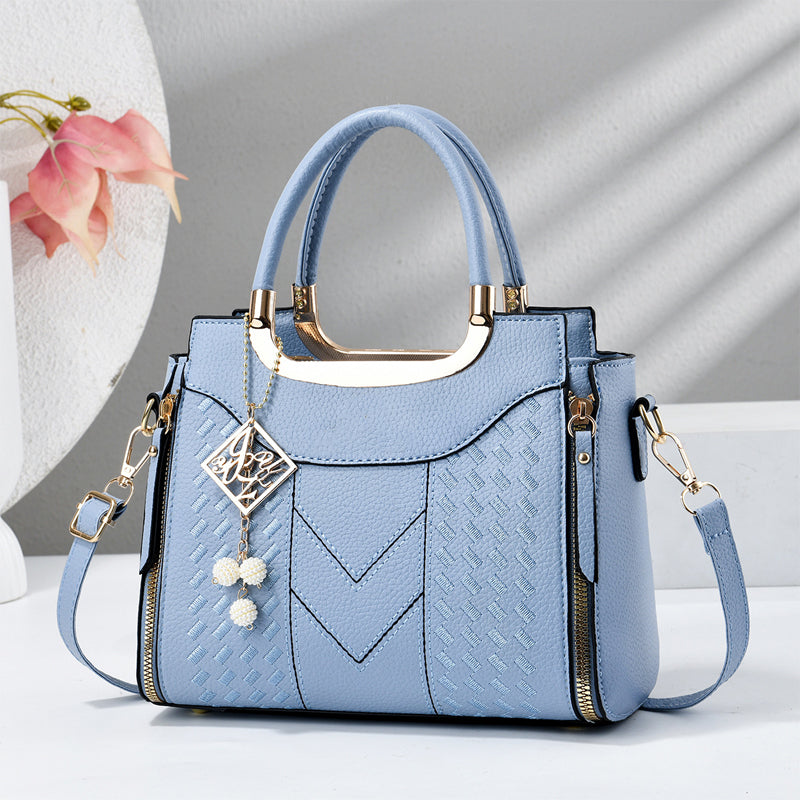 Élégant sac à main pour femme avec poignée supérieure et bandoulière