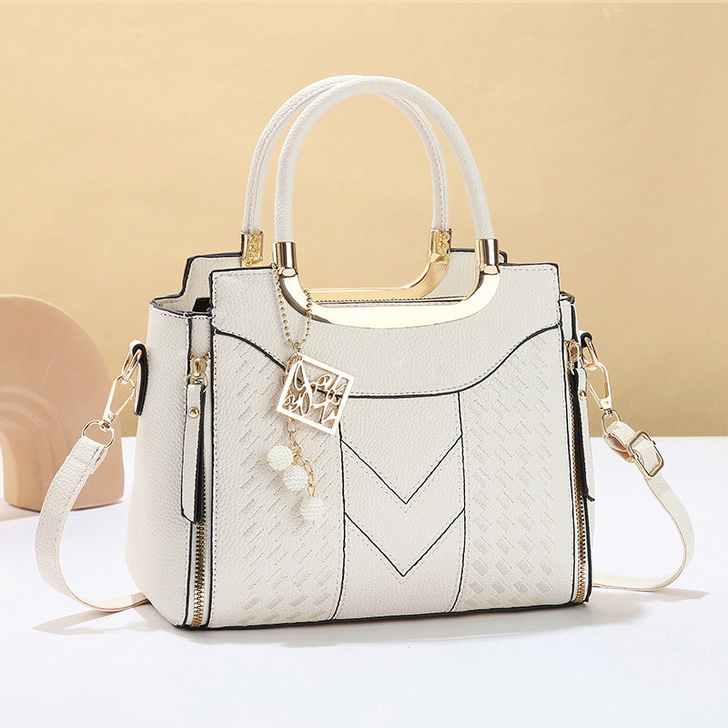 Élégant sac à main pour femme avec poignée supérieure et bandoulière