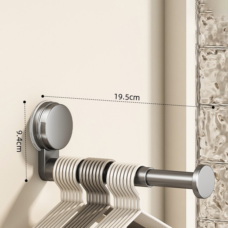 👕Cintre Pliable à Ventouse | Fixation Sans Perçage et Télescopique Gain de Place 🧲 | Idéal pour Salle de Bain, Balcon et Entrée 🏠 | ABS Résistant en 3 Modèles 🛡️