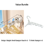 👕Cintre Pliable à Ventouse | Fixation Sans Perçage et Télescopique Gain de Place 🧲 | Idéal pour Salle de Bain, Balcon et Entrée 🏠 | ABS Résistant en 3 Modèles 🛡️