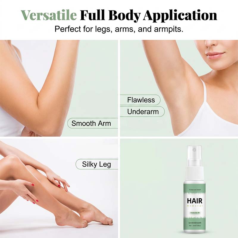 Spray dépilatoire corps pour une peau lisse ✨🧴