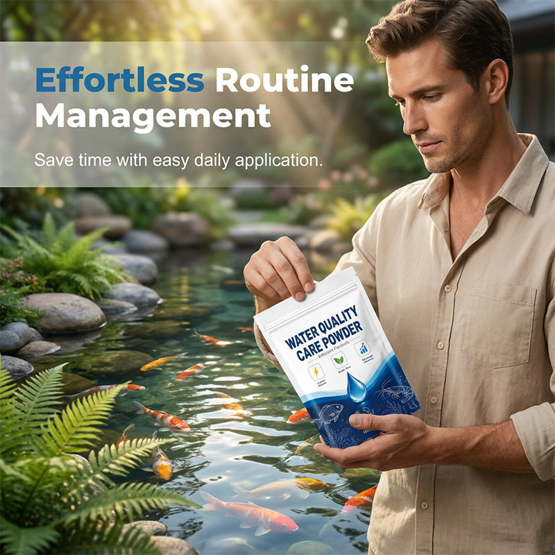 🎁 ACHETEZ-EN 1, RECEVEZ-EN 1 GRATUIT | 💎 Poudre Clarifiante pour Aquarium & Bassin – Action Rapide 4H, Sans Danger pour Poissons & Plantes, 100g