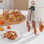 Ensemble de grilles multifonction en acier inoxydable pour friteuse à air