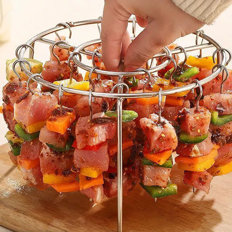 Ensemble de grilles multifonction en acier inoxydable pour friteuse à air