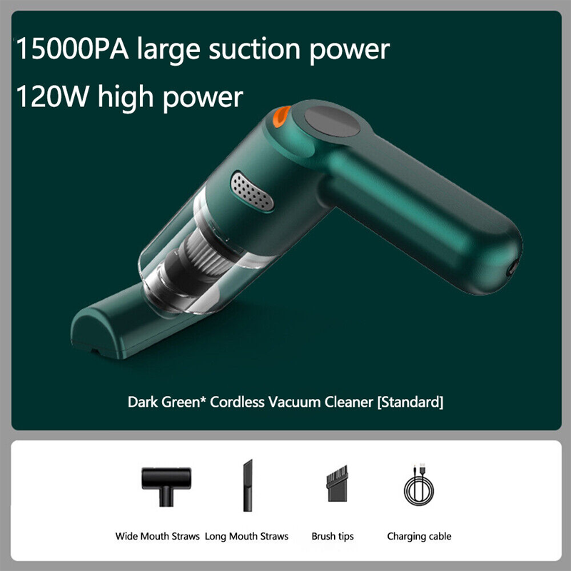 🚗 Aspirateur Voiture Sans Fil 10000Pa 💨✨ - Moteur 120W | Batterie 4000mAh 30min | Filtre HEPA Lavable | Sans Fil 400g | 3 Versions | 50% DE RÉDUCTION