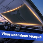 ☀️ Pare-soleil Pliable pour Pare-brise de Voiture – Bloque la Chaleur et les Rayons UV | Maintient l'Habitacle Plus Frais | Avec Housse de Rangement | Tailles M/L 🚗✨