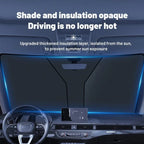 ☀️ Pare-soleil Pliable pour Pare-brise de Voiture – Bloque la Chaleur et les Rayons UV | Maintient l'Habitacle Plus Frais | Avec Housse de Rangement | Tailles M/L 🚗✨
