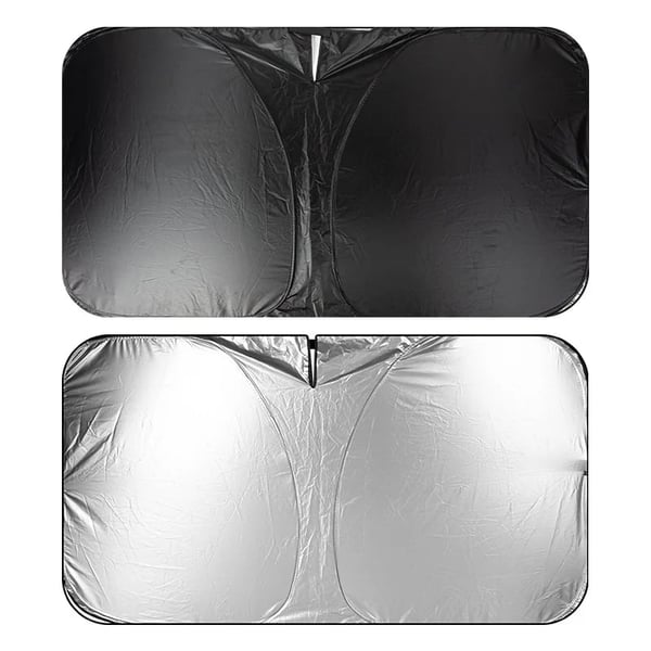 ☀️ Pare-soleil Pliable pour Pare-brise de Voiture – Bloque la Chaleur et les Rayons UV | Maintient l'Habitacle Plus Frais | Avec Housse de Rangement | Tailles M/L 🚗✨