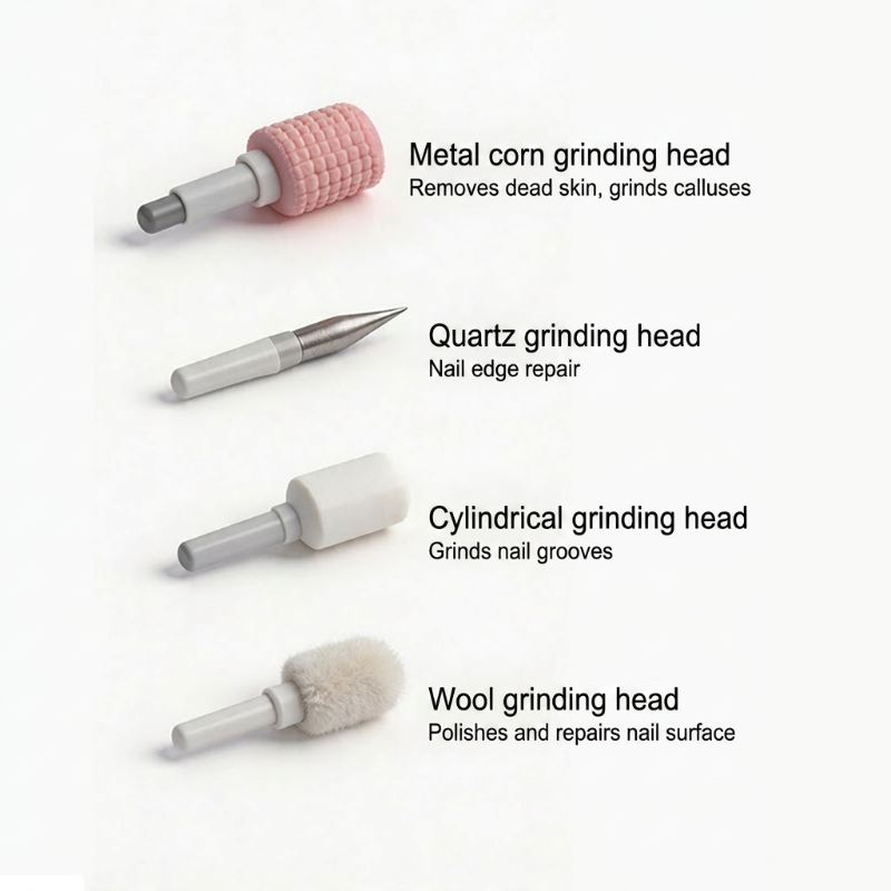 💅✨ Perceuse à Ongles Électrique Professionnelle – Affichage Numérique 99 Vitesses, 4 Têtes Abrasives, Poignée Ergonomique – Manucure & Pédicure Parfaites à Domicile ⚡