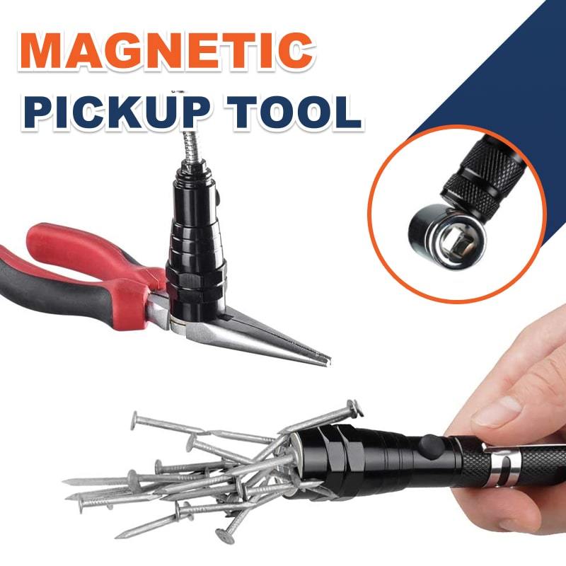 🧲 Lampe Torche Télescopique Magnétique Multifonction – Extensible 56 cm, 🔦Col Flexible 360°, LED Super Lumineuse ✨ – Idéale pour le Bricolage, la Voiture & l'Extérieur 🔧🏕️