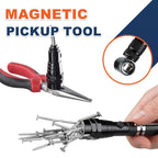 🧲 Lampe Torche Télescopique Magnétique Multifonction – Extensible 56 cm, 🔦Col Flexible 360°, LED Super Lumineuse ✨ – Idéale pour le Bricolage, la Voiture & l'Extérieur 🔧🏕️
