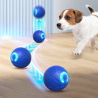🐾⚽ Balle Intelligente Auto-Rebondissante pour Chiens et Chats – Matériau PC+TPE Sûr, Recharge USB Type-C, Ø52mm – Réduit l'Anxiété et l'Ennui, 2 Couleurs 🐶🐱