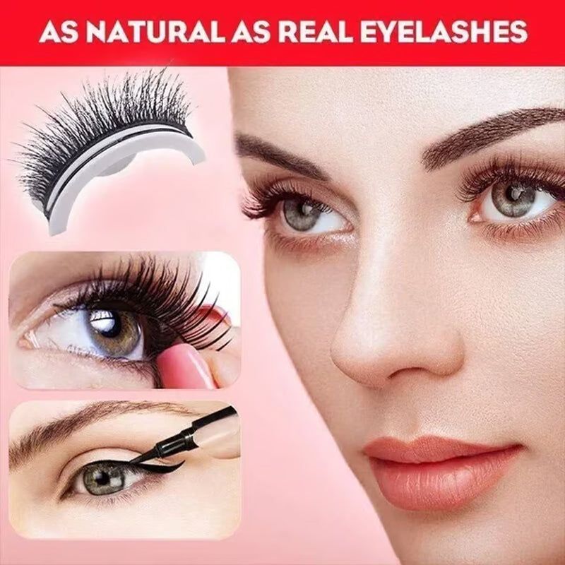 👁️ Faux cils autocollants sans colle | ✨ Pose en 3 secondes et effet naturel | 🔄 Réutilisables et hypoallergéniques | 🌸 Lot de 3 paires en 7 styles