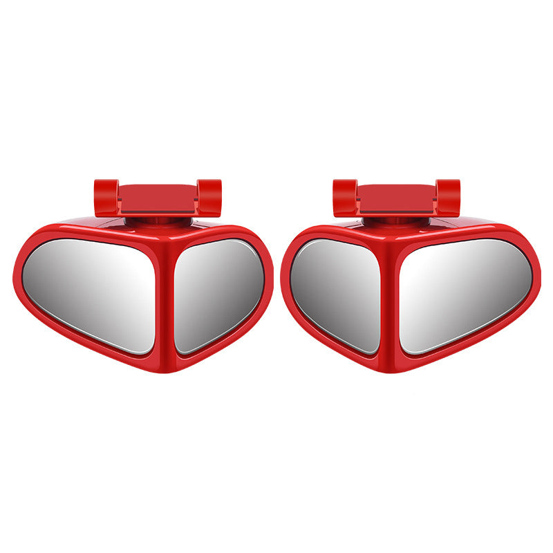 🚗 Rétroviseur Latéral HD Double Face pour Aide au Stationnement – Verre Véritable, Base 360°, ABS Antichoc, Adhésif Tout Temps, 10x7cm – 4 Couleurs, Paire 🔍✨