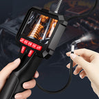 🔧 50 % DE RÉDUCTION DÈS MAINTENANT ! 📹 Endoscope automobile portable 6 mm – Caméra articulée, moniteur HD, éclairage LED et câble semi-rigide pour des inspections de précision ✨