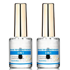 💅 Soin Professionnel des Ongles aux Protéines de Lait ✨🦹 - Brillance Intense | Texture Légère | 4 Formules | Usage Quotidien | Base & Top Coat | 50 % DE RÉDUCTION
