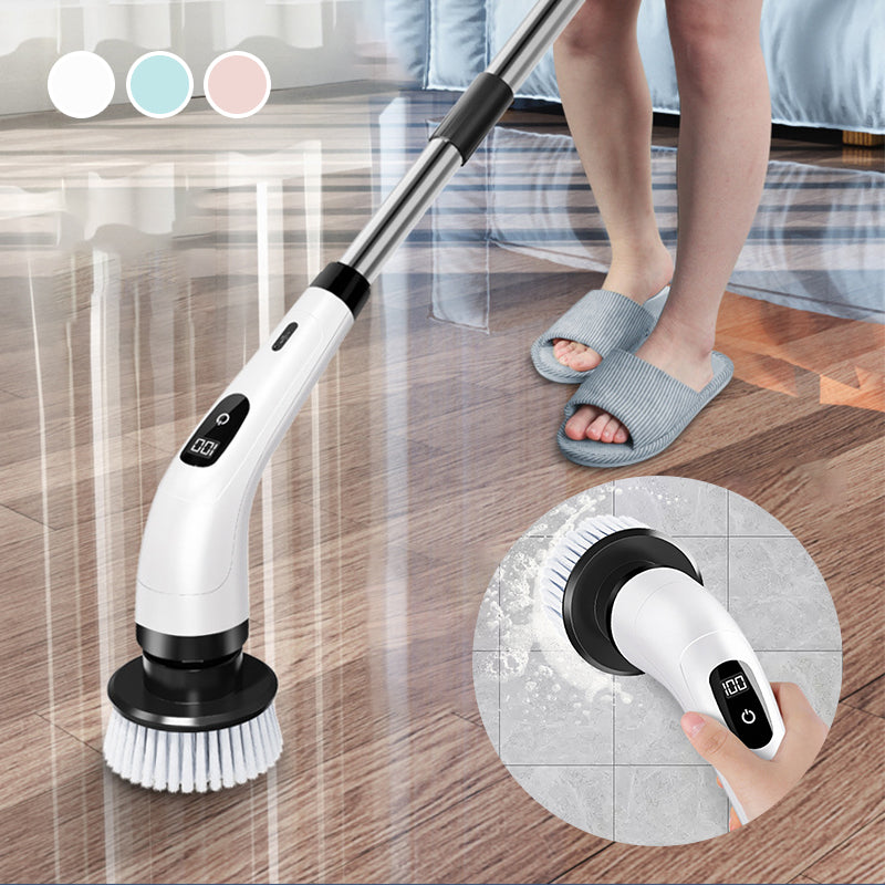 🧽Brosse de Nettoyage Électrique 8-en-1 🏠 - 8 Têtes Interchangeables | 2 Vitesses & Sans Fil | Idéale pour la Maison, Salle de Bain et Cuisine | Autonomie 90 min | 70% DE RÉDUCTION 💦