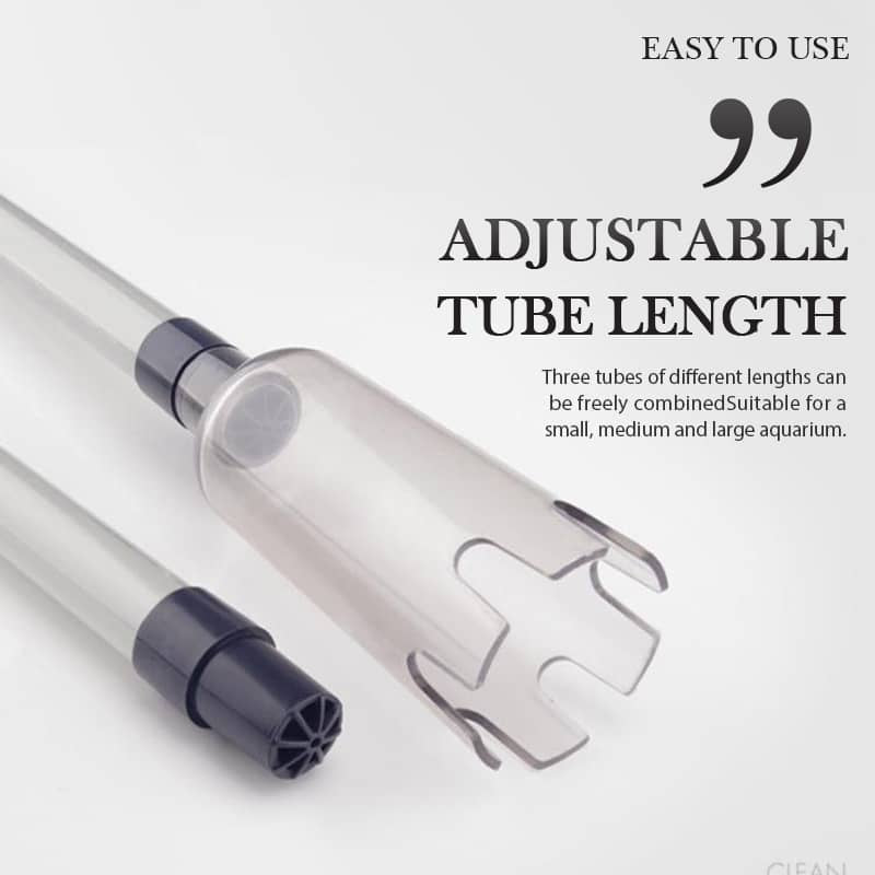 🐠 Nettoyeur électrique de gravier d'aquarium à piles ✨🧹 - Tube réglable 73cm | Sac filtrant | 30 min en continu | Multifonction | Facile à utiliser | 50 % DE RÉDUCTION
